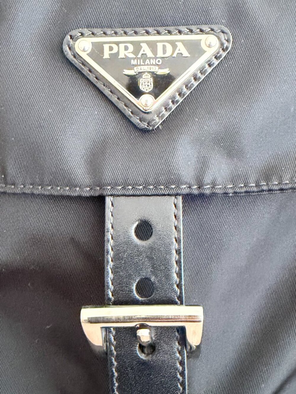 Prada Black Nylon Crossbody Messenger Bag - Picture 4 of 6